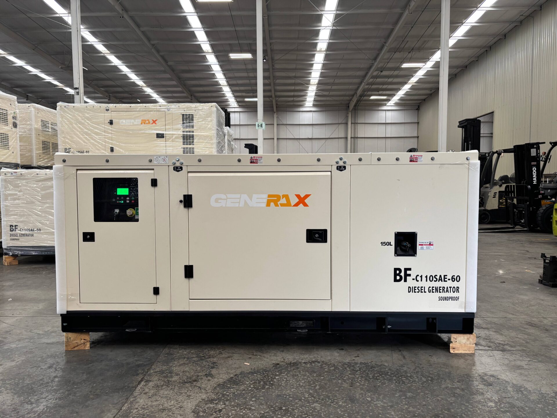 Generador Generax para continuidad operativa en industria y comercio